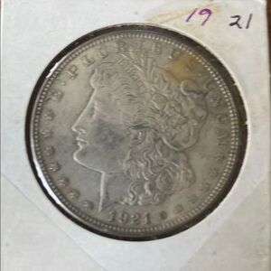 1921 Morgan Silver dollar.
